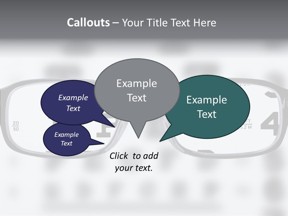Background Optometry Black PowerPoint Template