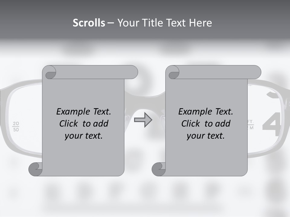 Background Optometry Black PowerPoint Template