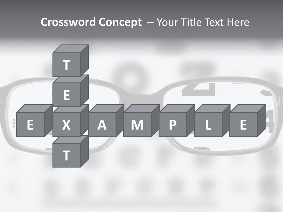 Background Optometry Black PowerPoint Template