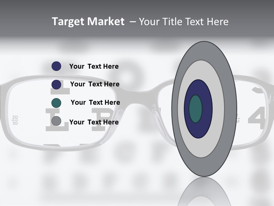 Background Optometry Black PowerPoint Template