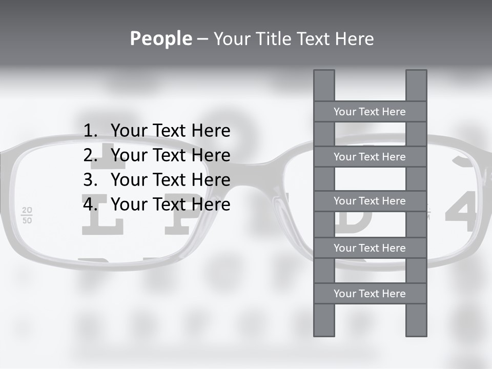 Background Optometry Black PowerPoint Template
