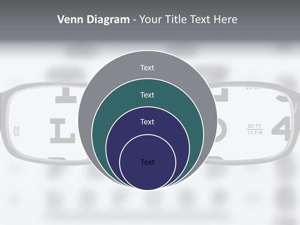 Background Optometry Black PowerPoint Template