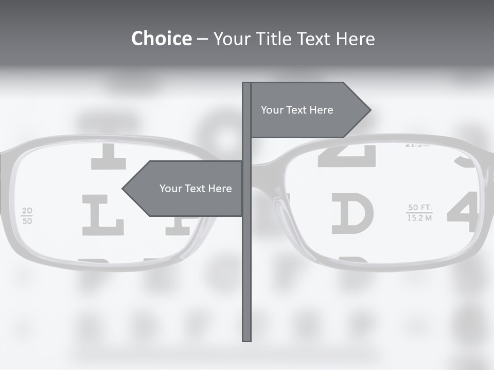 Background Optometry Black PowerPoint Template