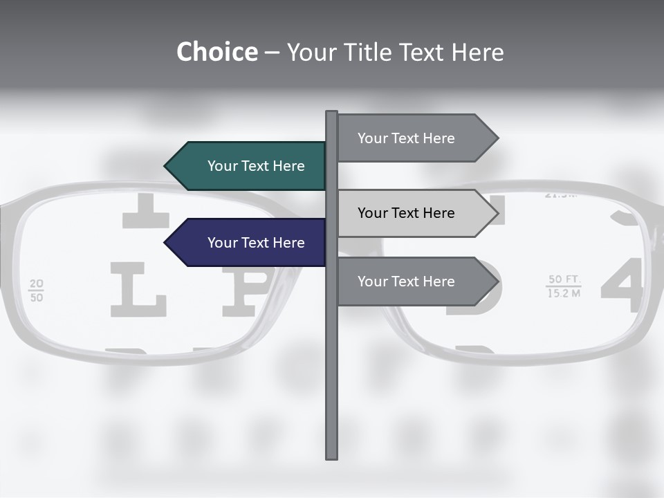 Background Optometry Black PowerPoint Template