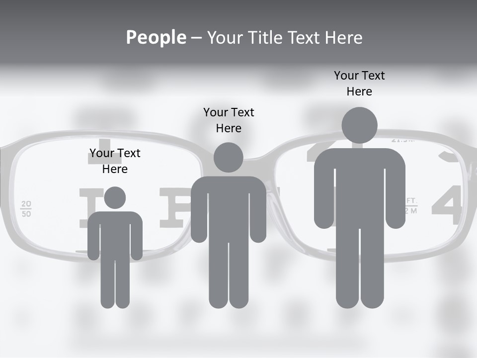 Background Optometry Black PowerPoint Template