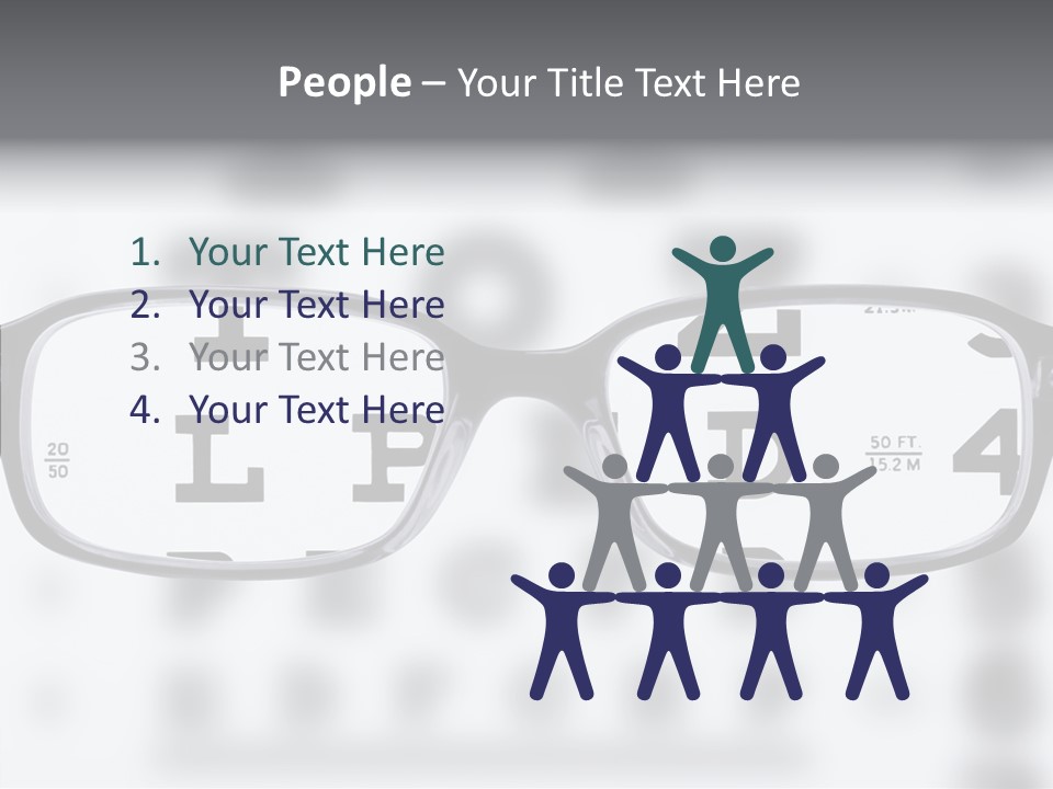 Background Optometry Black PowerPoint Template