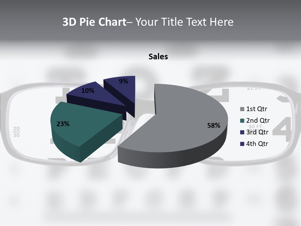 Background Optometry Black PowerPoint Template