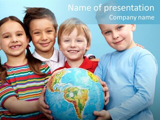 Offspring Teenager Child PowerPoint Template