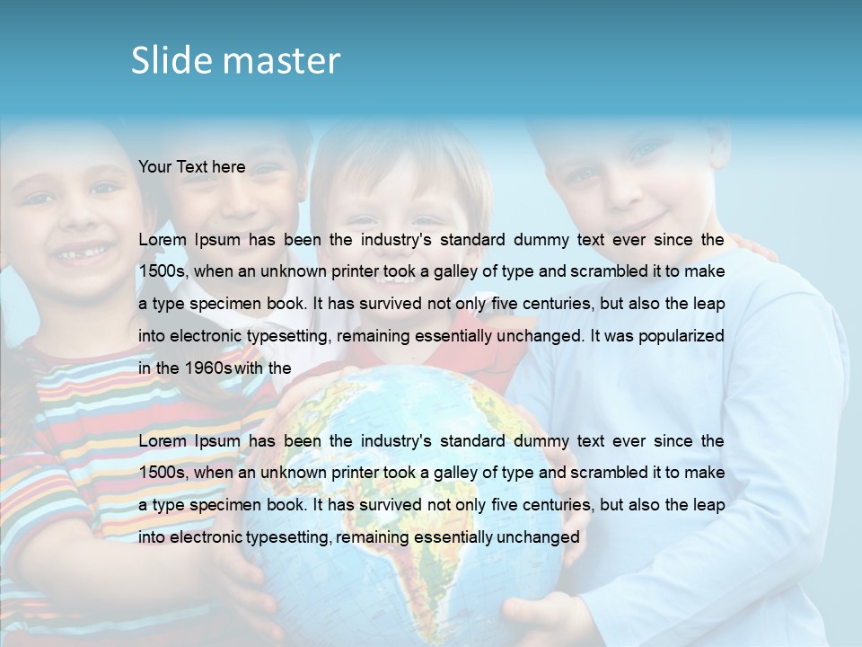 Offspring Teenager Child PowerPoint Template