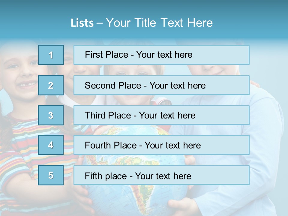 Offspring Teenager Child PowerPoint Template