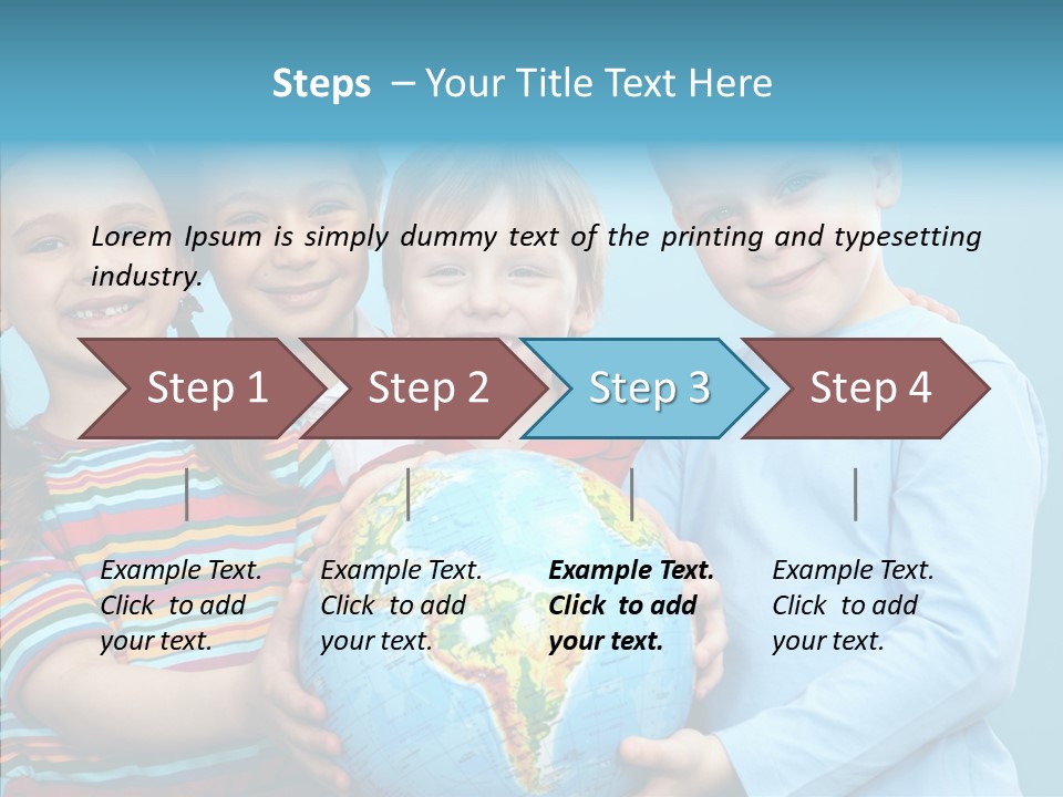 Offspring Teenager Child PowerPoint Template