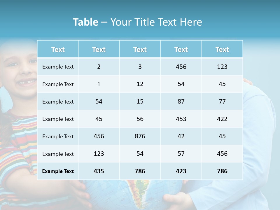 Offspring Teenager Child PowerPoint Template