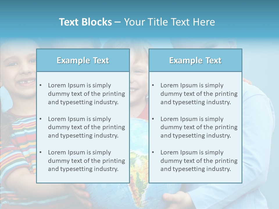 Offspring Teenager Child PowerPoint Template