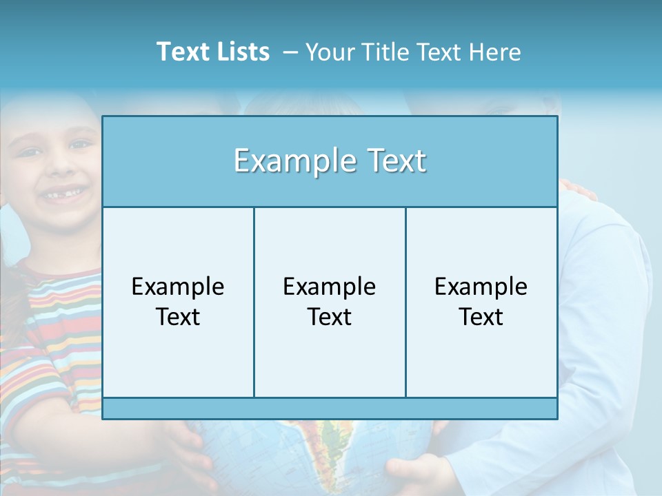 Offspring Teenager Child PowerPoint Template
