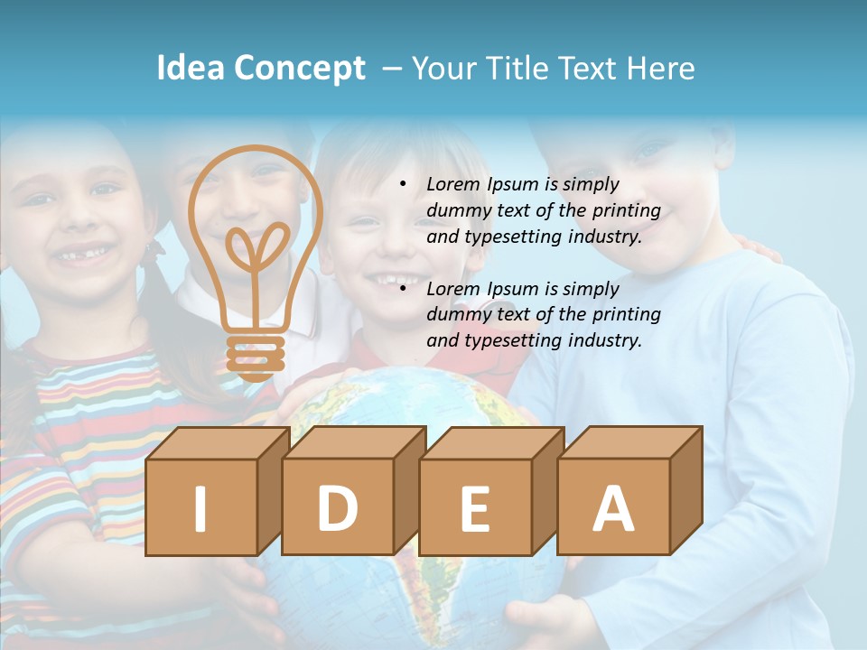 Offspring Teenager Child PowerPoint Template