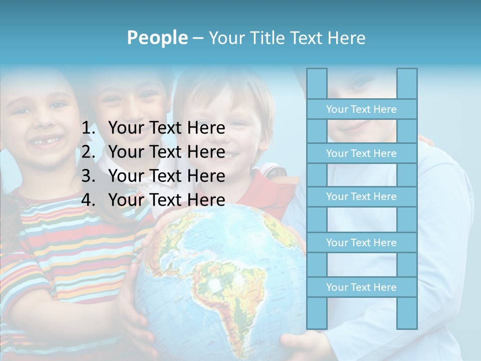 Offspring Teenager Child PowerPoint Template