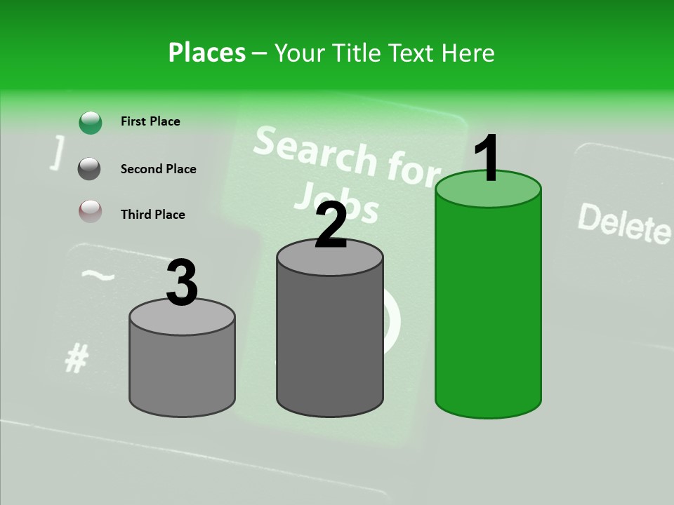 Green Unemployment Jobseeking PowerPoint Template