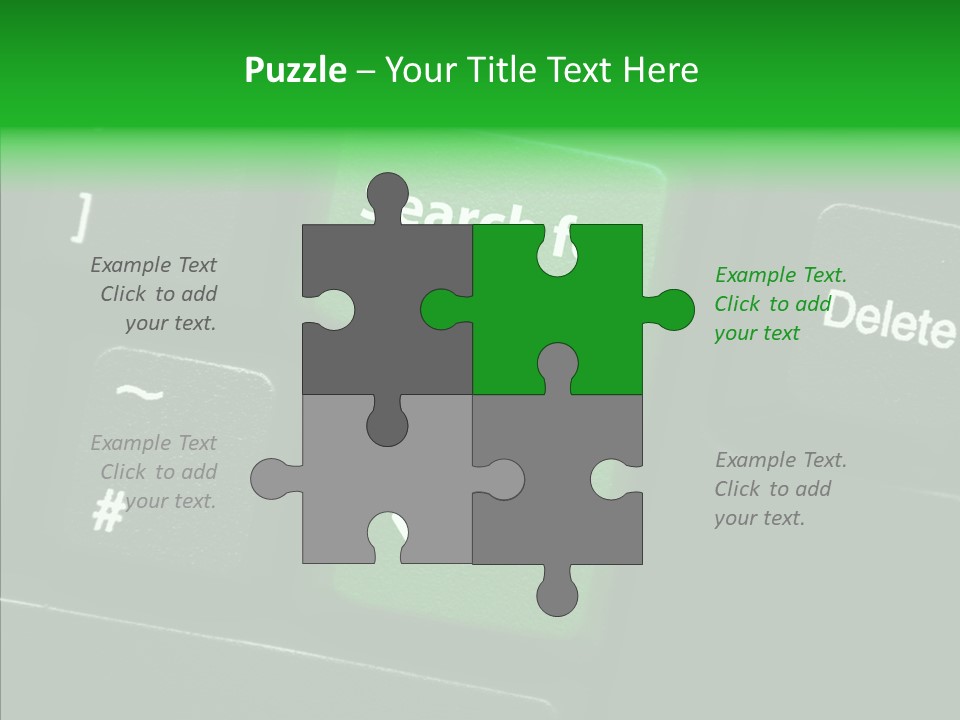 Green Unemployment Jobseeking PowerPoint Template