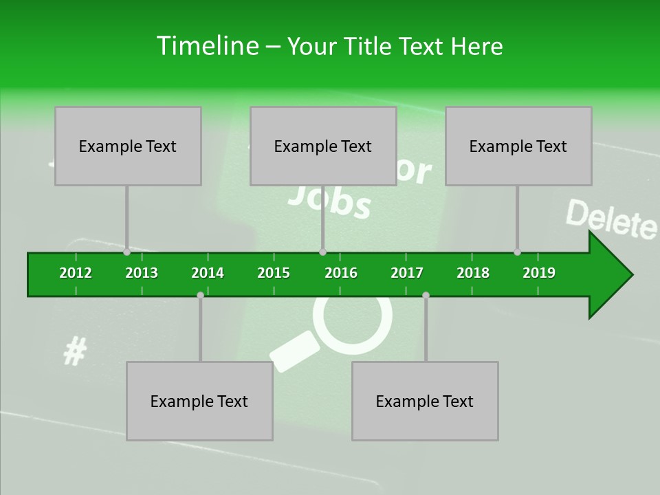 Green Unemployment Jobseeking PowerPoint Template