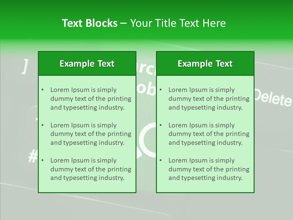 Green Unemployment Jobseeking PowerPoint Template