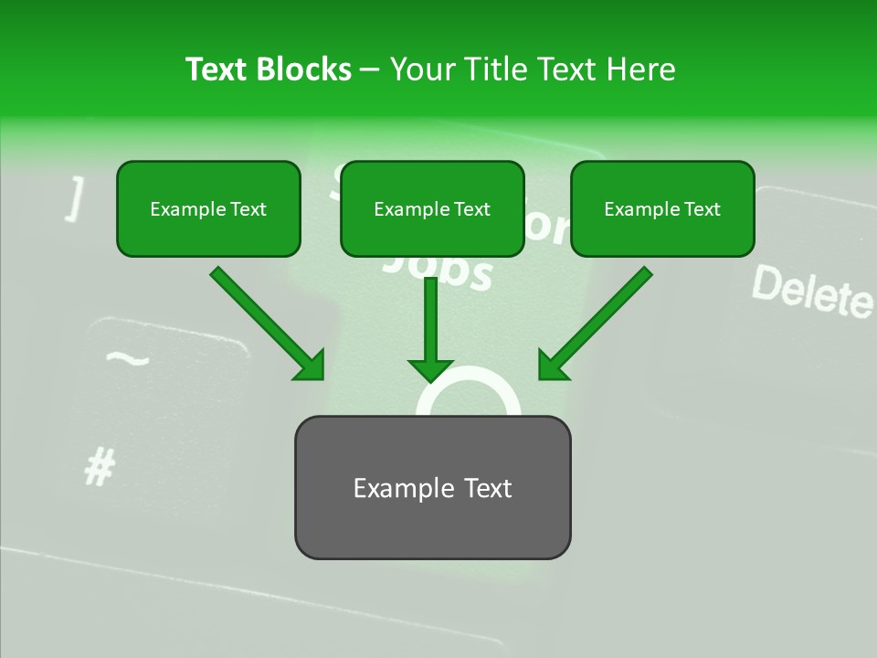 Green Unemployment Jobseeking PowerPoint Template