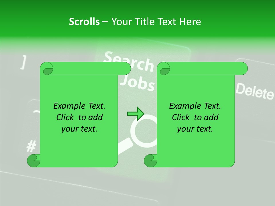 Green Unemployment Jobseeking PowerPoint Template