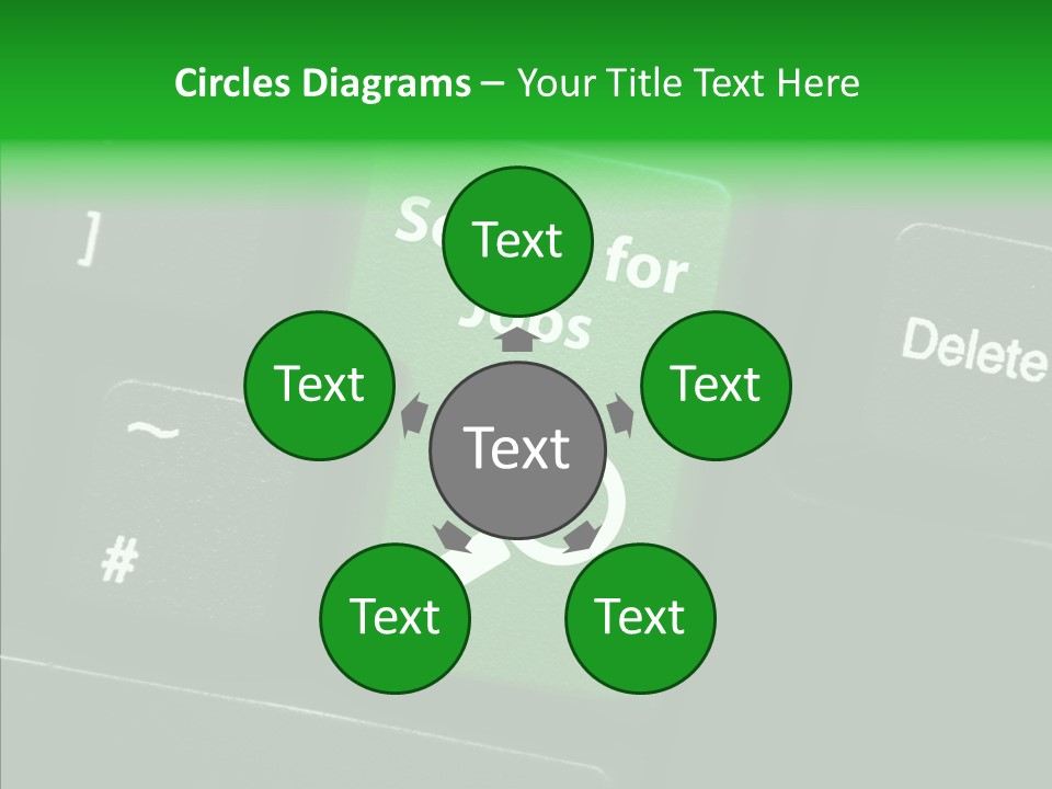 Green Unemployment Jobseeking PowerPoint Template