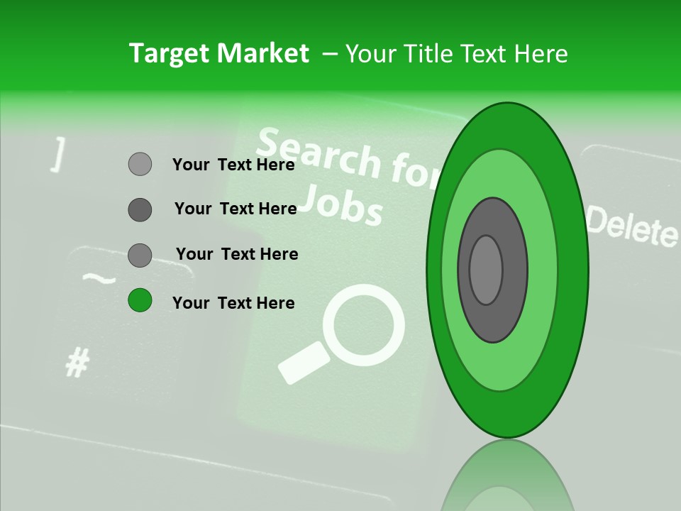 Green Unemployment Jobseeking PowerPoint Template