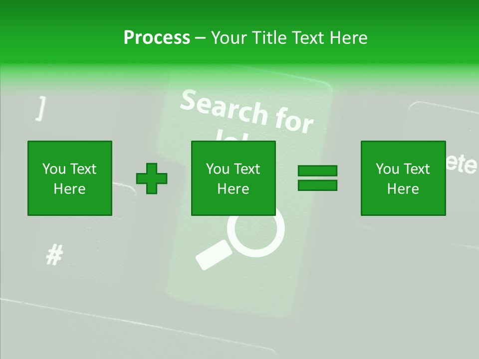 Green Unemployment Jobseeking PowerPoint Template