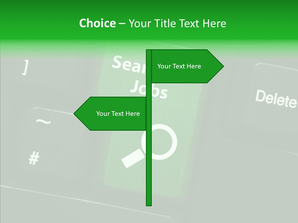 Green Unemployment Jobseeking PowerPoint Template