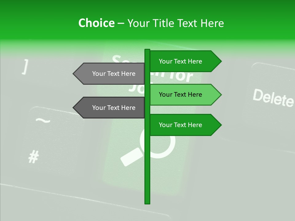 Green Unemployment Jobseeking PowerPoint Template