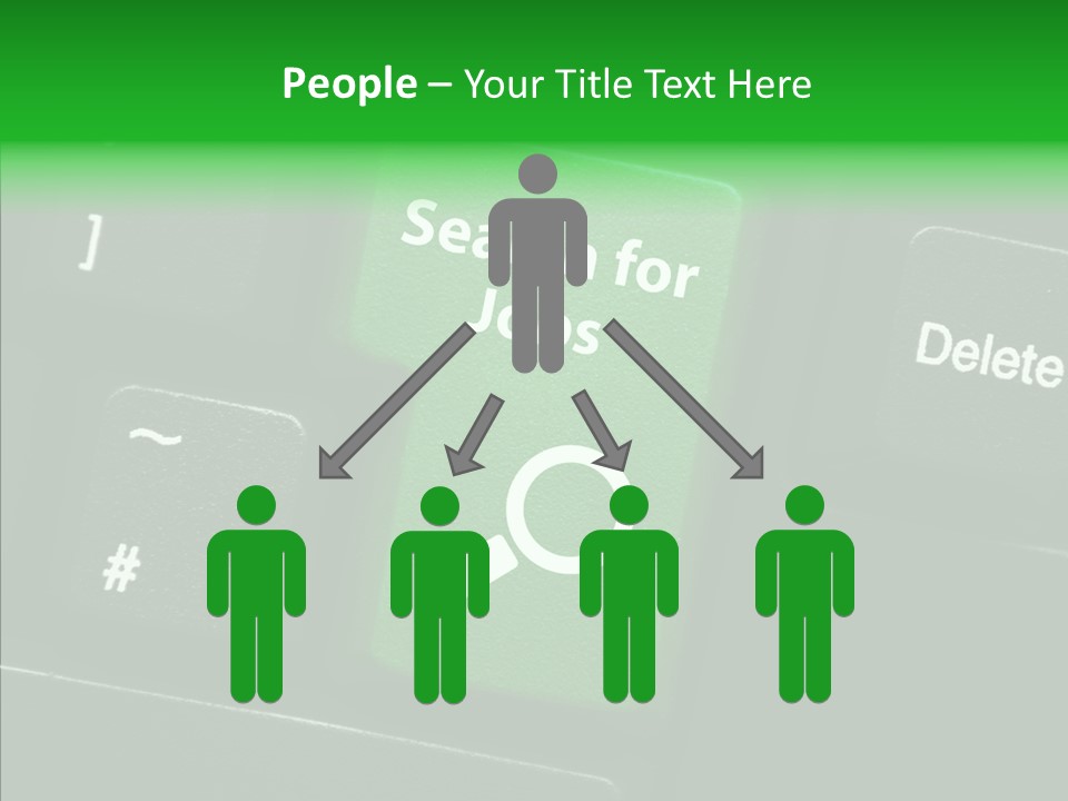 Green Unemployment Jobseeking PowerPoint Template