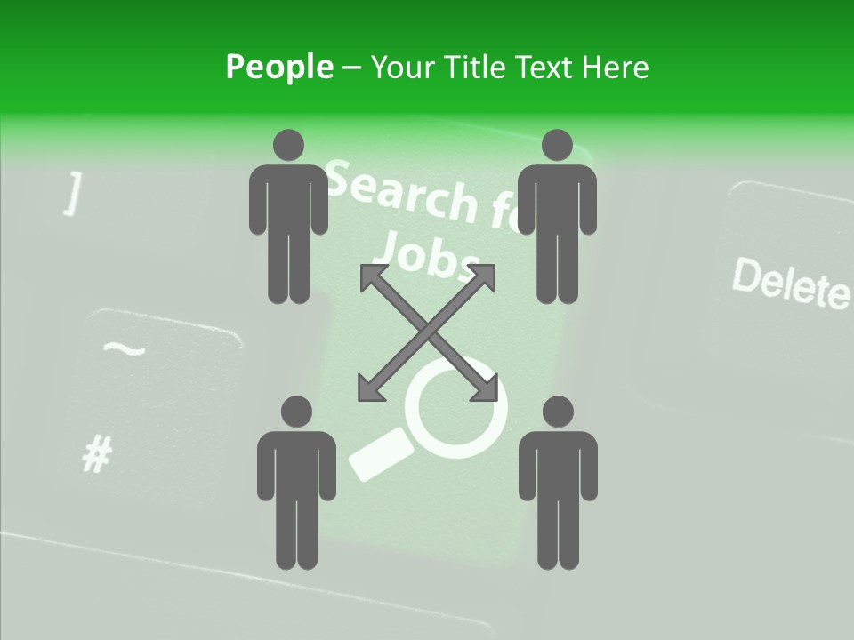 Green Unemployment Jobseeking PowerPoint Template