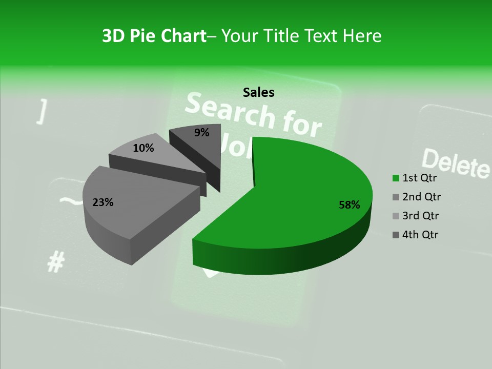 Green Unemployment Jobseeking PowerPoint Template