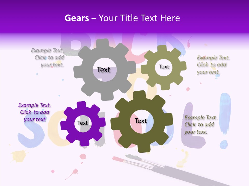 Paint Draw Funny PowerPoint Template