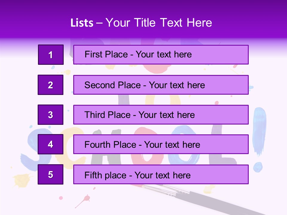 Paint Draw Funny PowerPoint Template