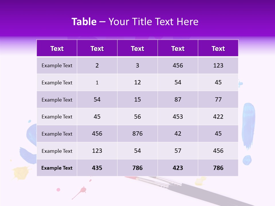 Paint Draw Funny PowerPoint Template