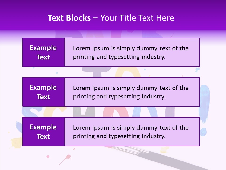 Paint Draw Funny PowerPoint Template
