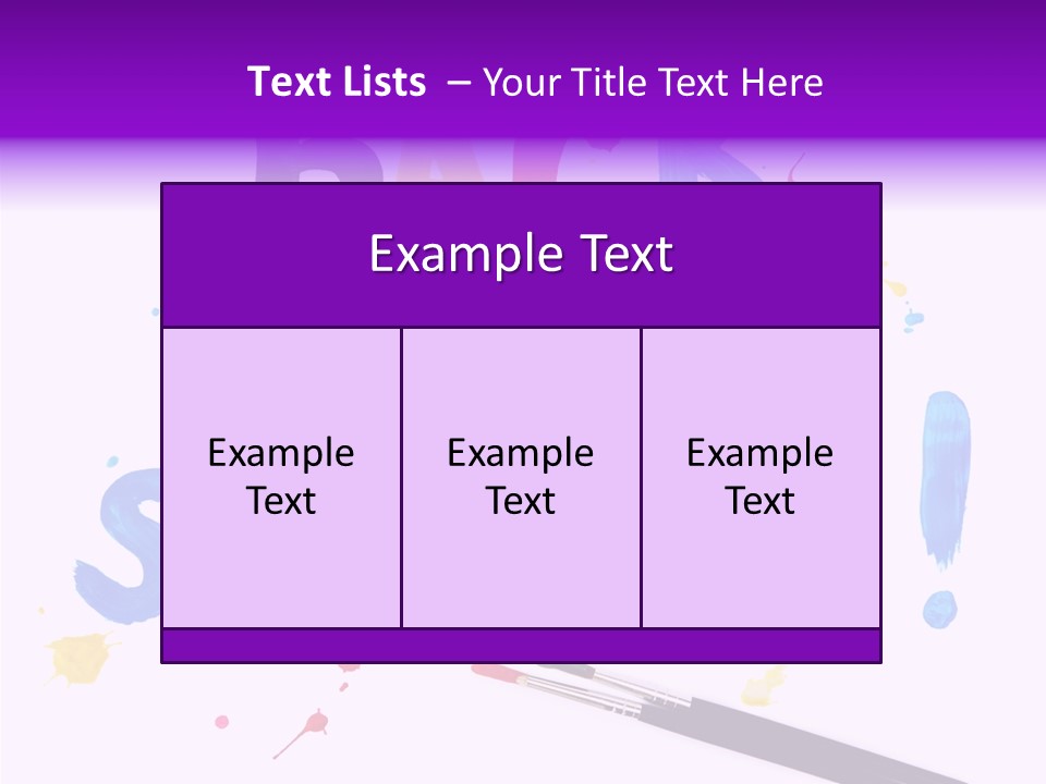 Paint Draw Funny PowerPoint Template