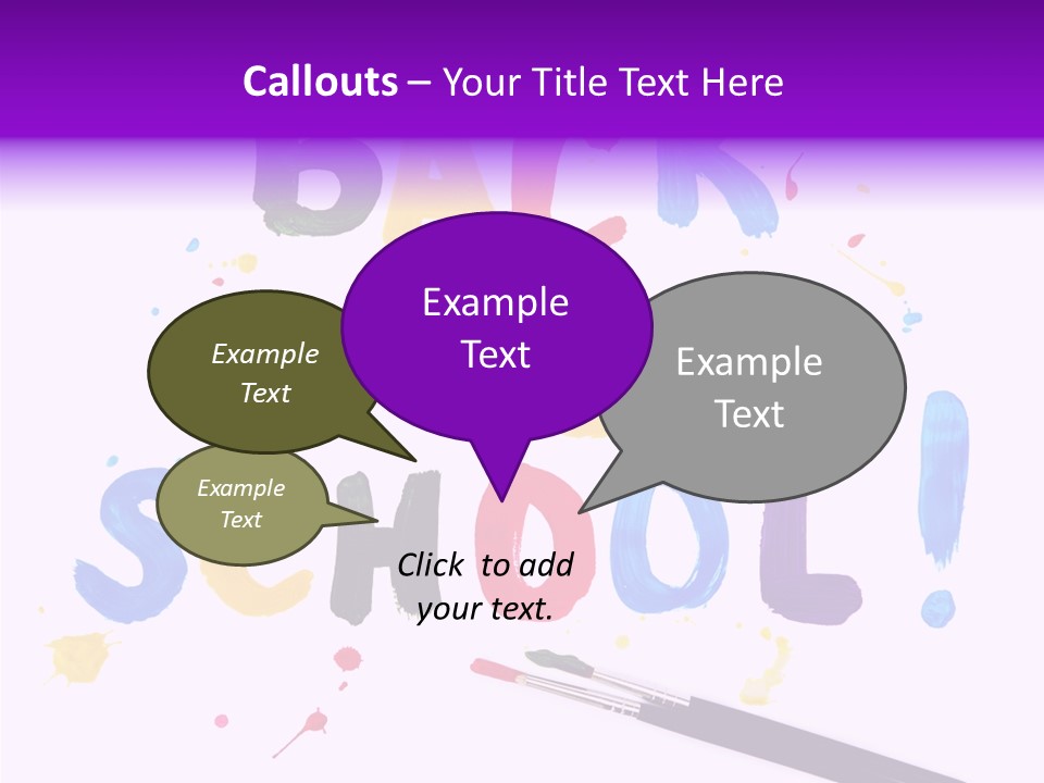 Paint Draw Funny PowerPoint Template