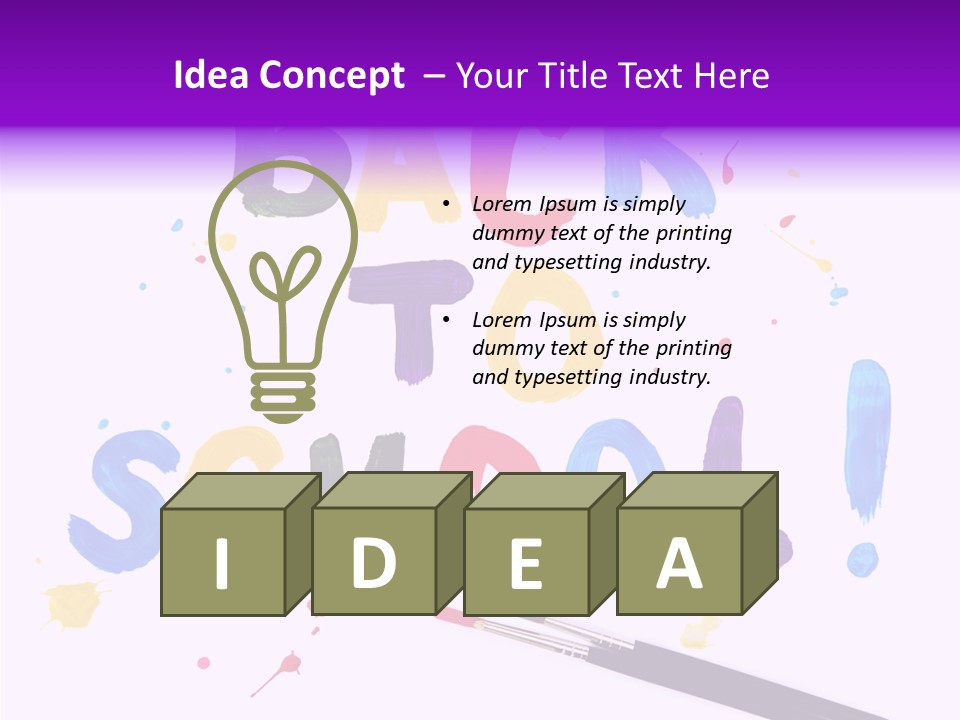 Paint Draw Funny PowerPoint Template