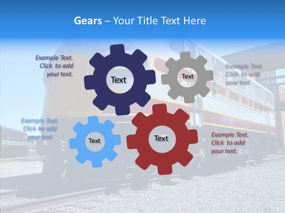 American Engine Travel PowerPoint Template