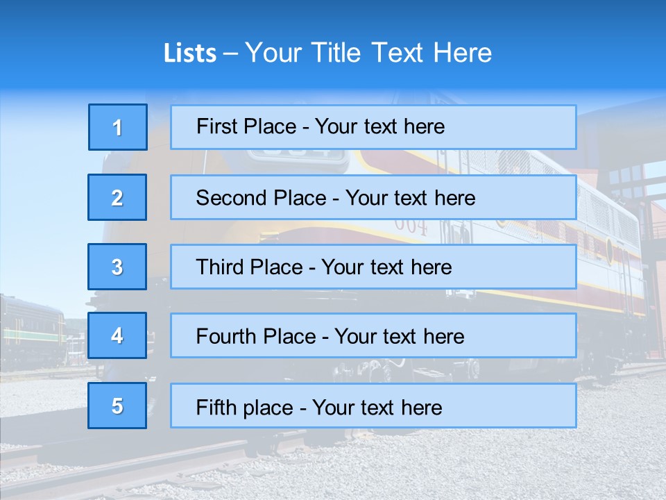 American Engine Travel PowerPoint Template