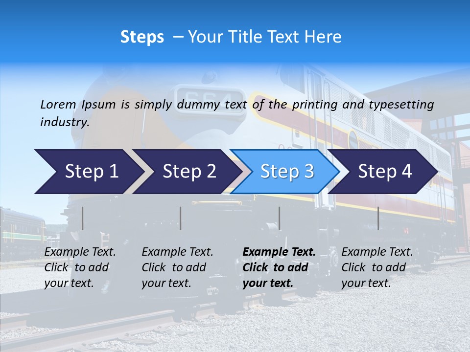 American Engine Travel PowerPoint Template