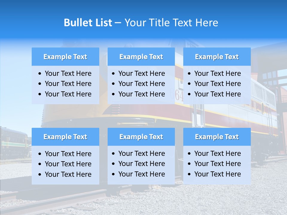 American Engine Travel PowerPoint Template