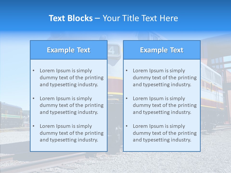 American Engine Travel PowerPoint Template