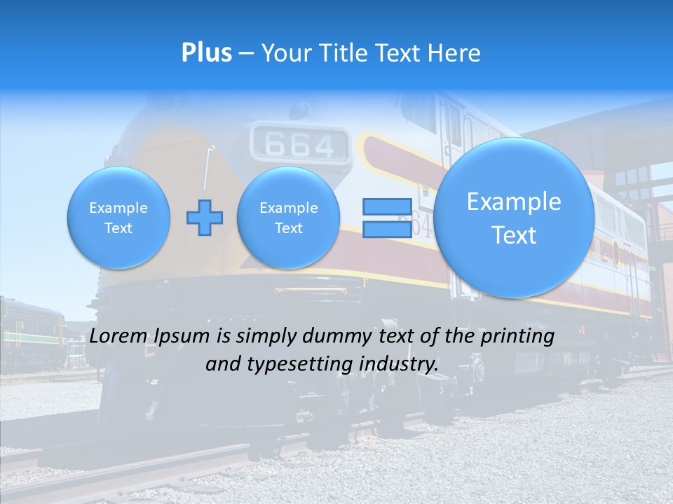 American Engine Travel PowerPoint Template