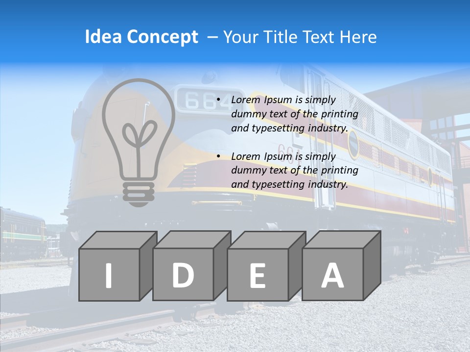 American Engine Travel PowerPoint Template