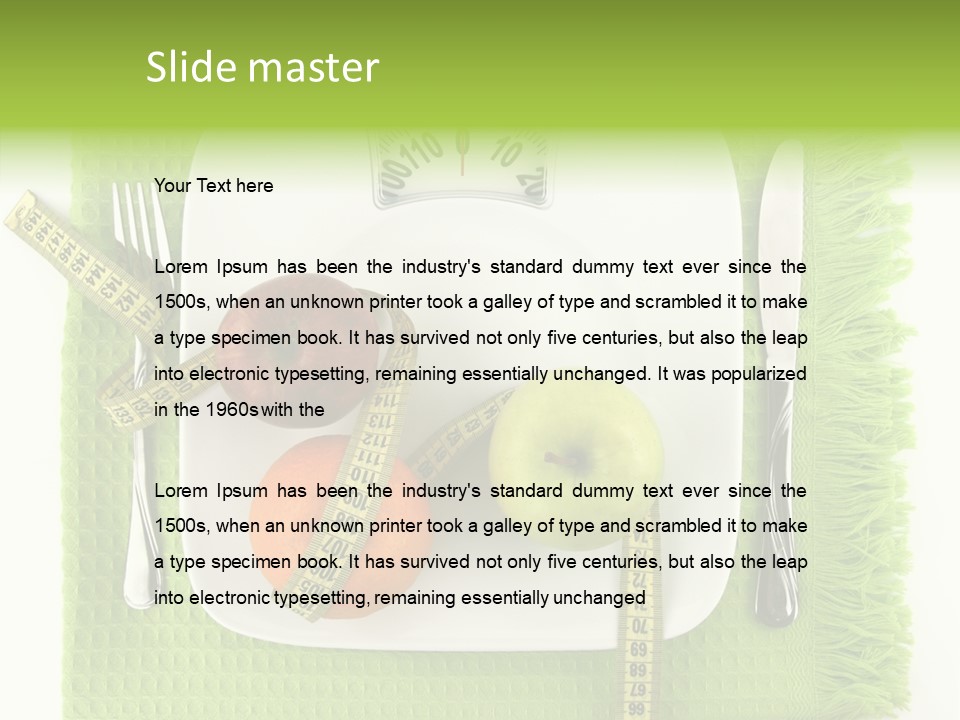 Overeating Freshness Sexy PowerPoint Template