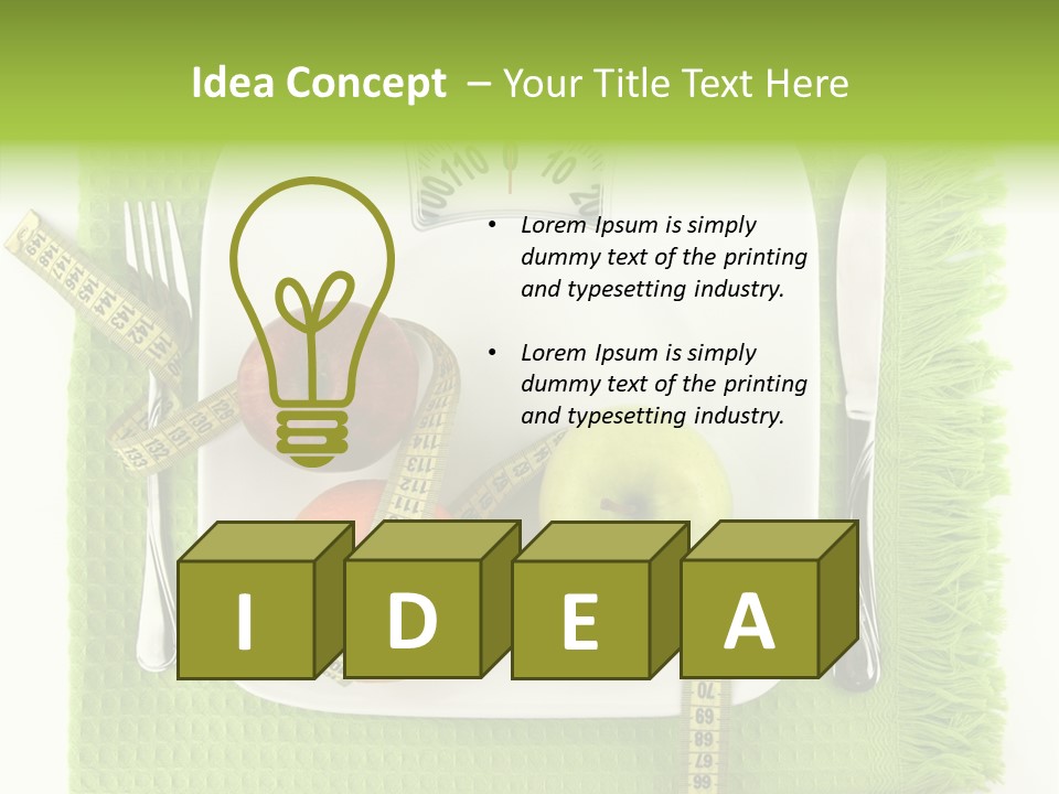 Overeating Freshness Sexy PowerPoint Template